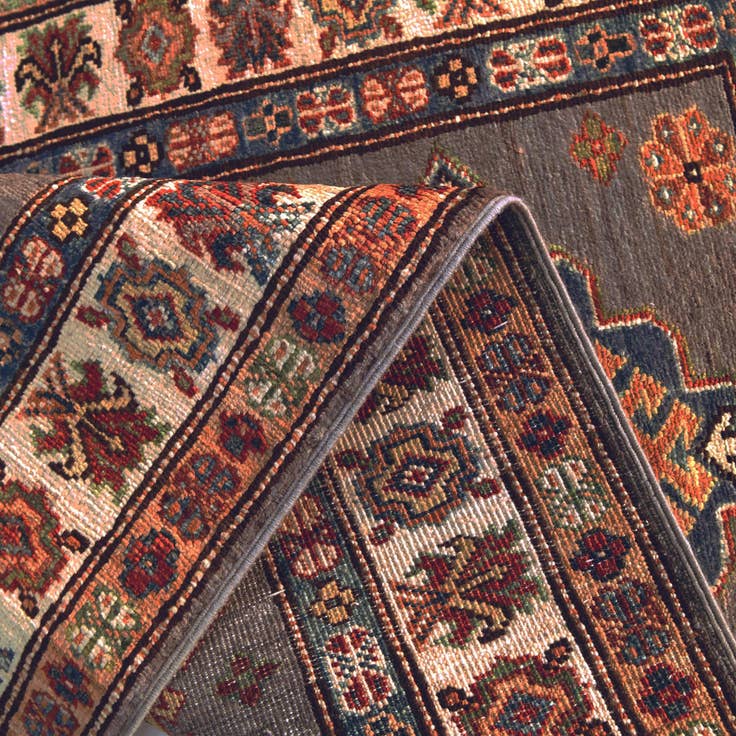 Detail image of 2' 8 x 4' 2 Hand Knotted Kazak Rug