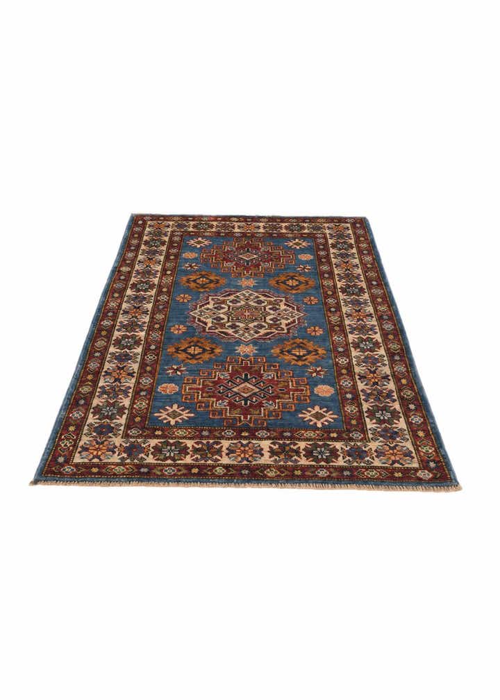 2' 7 x 4' 2 Hand Knotted Kazak Rug