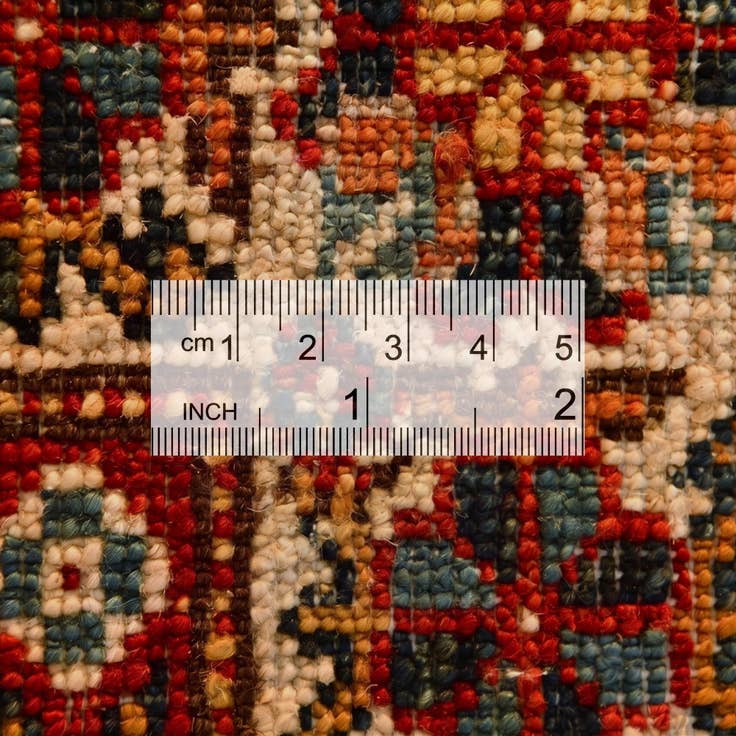 Detail image of 2' 7 x 4' 2 Hand Knotted Kazak Rug