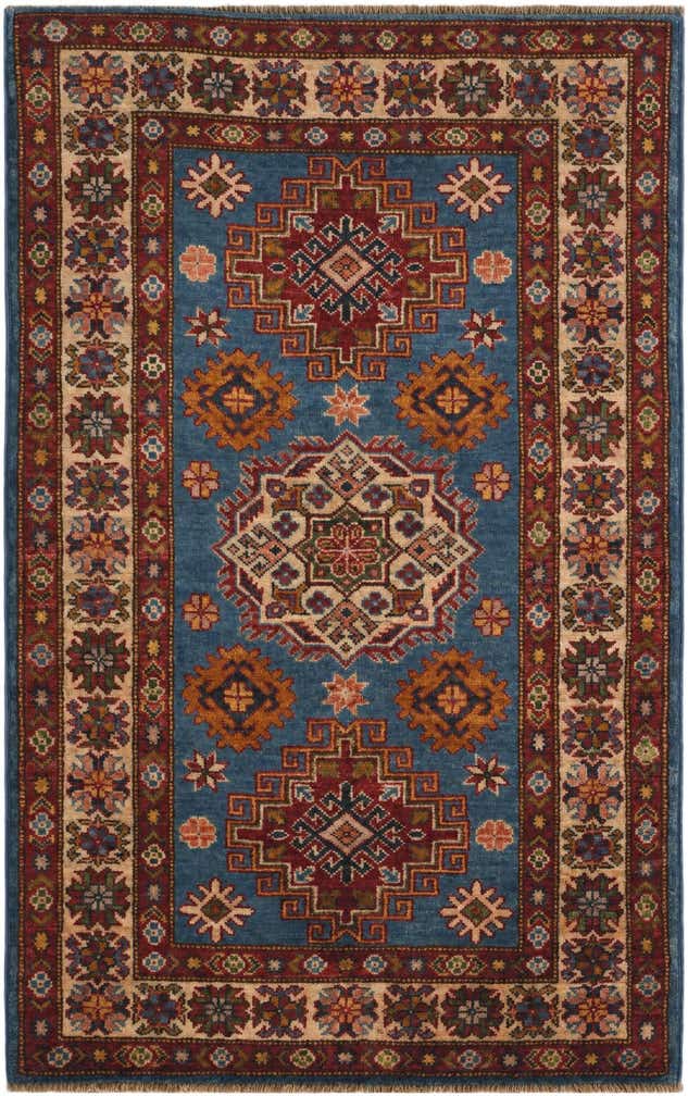 2' 7 x 4' 2 Hand Knotted Kazak Rug