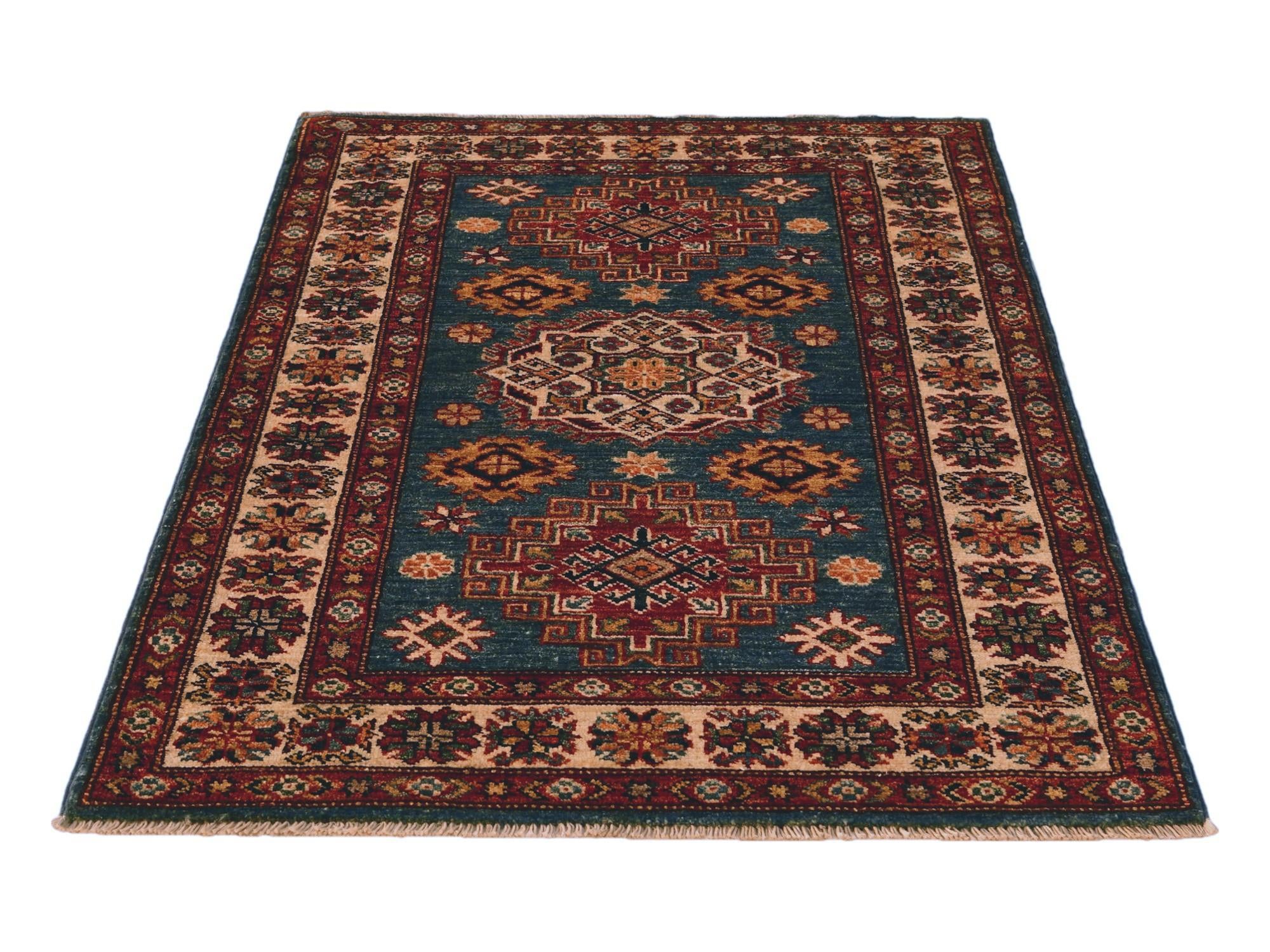 2' 10 x 3' 11 Hand Knotted Kazak Rug