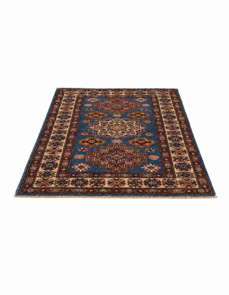 Detail image of 2' 10 x 3' 11 Hand Knotted Kazak Rug