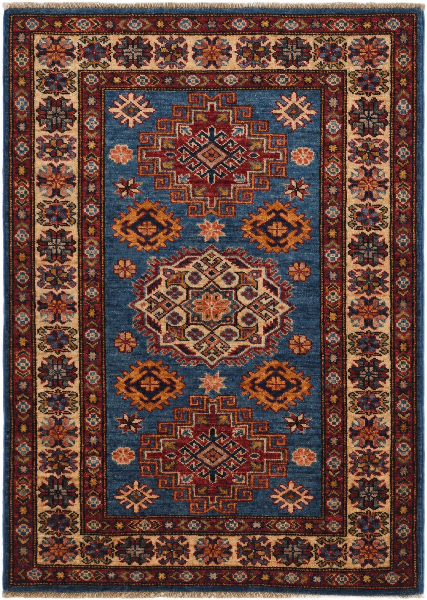 2' 10 x 3' 11 Hand Knotted Kazak Rug