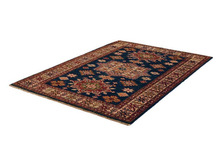 3' 2 x 4' 4 Hand Knotted Kazak Rug