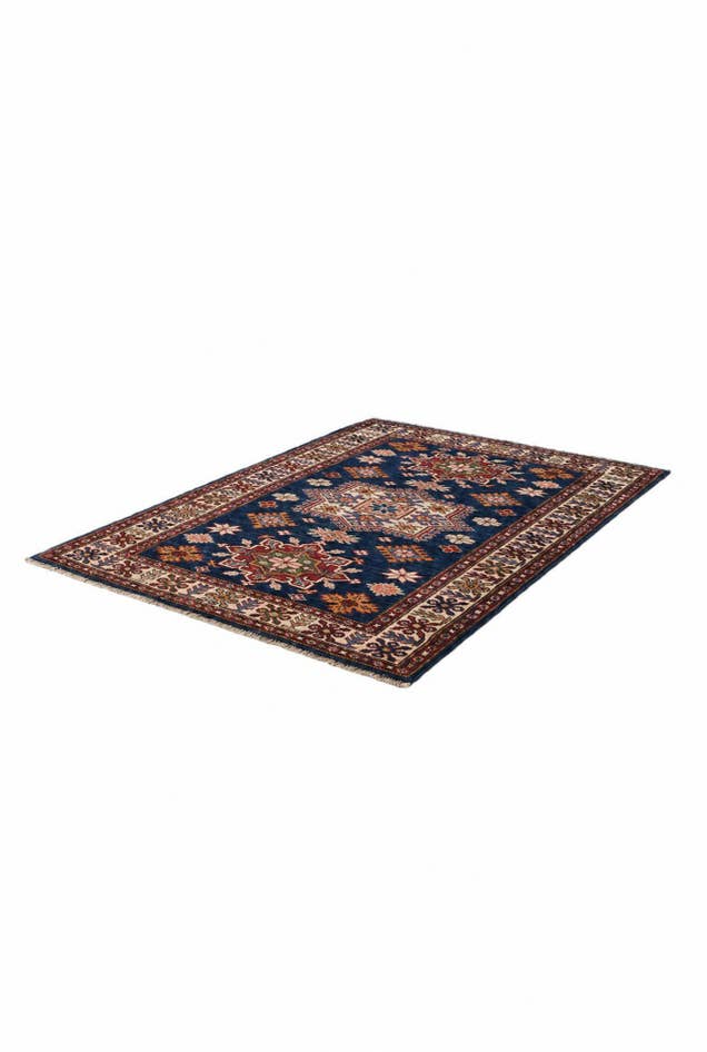 Detail image of 3' 2 x 4' 4 Hand Knotted Kazak Rug