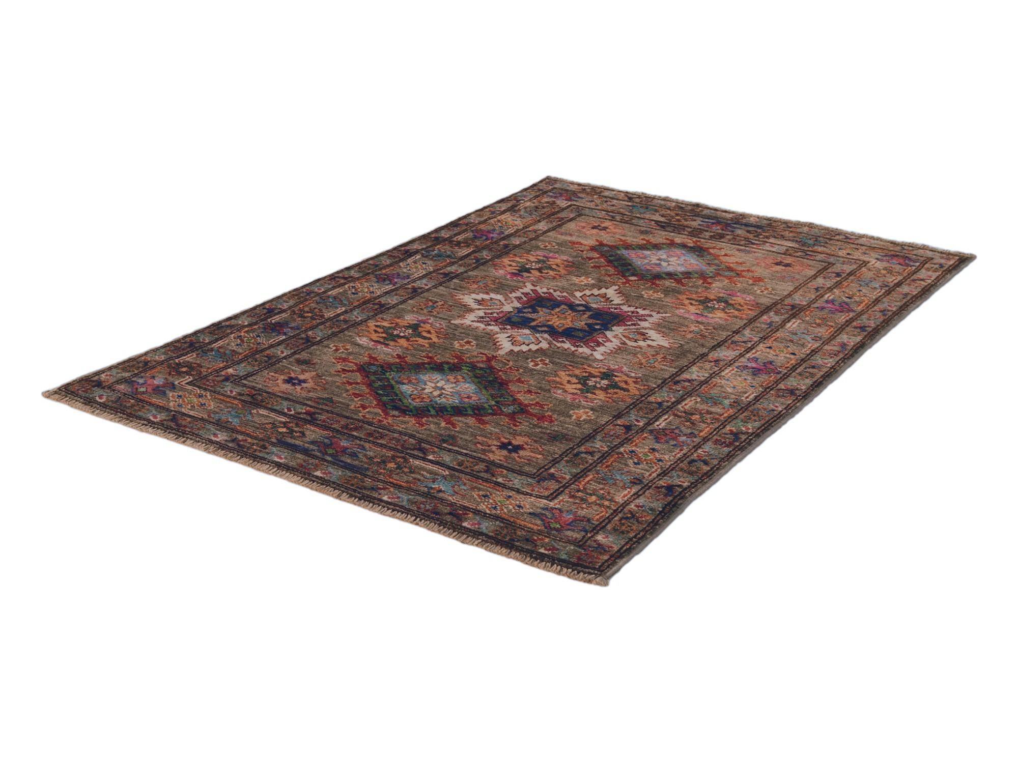 2' 11 x 4' 5 Hand Knotted Kazak Rug