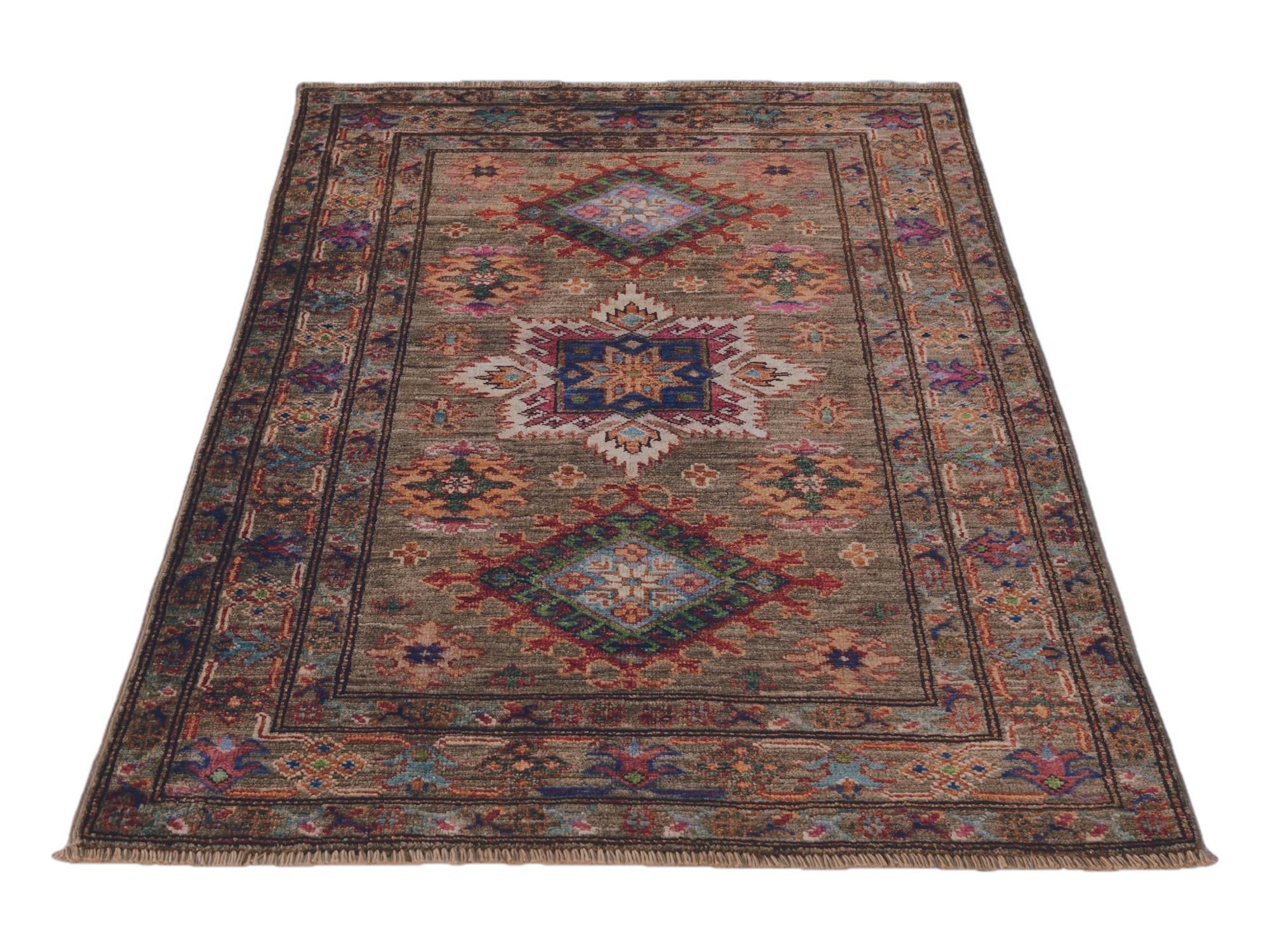 2' 11 x 4' 5 Hand Knotted Kazak Rug