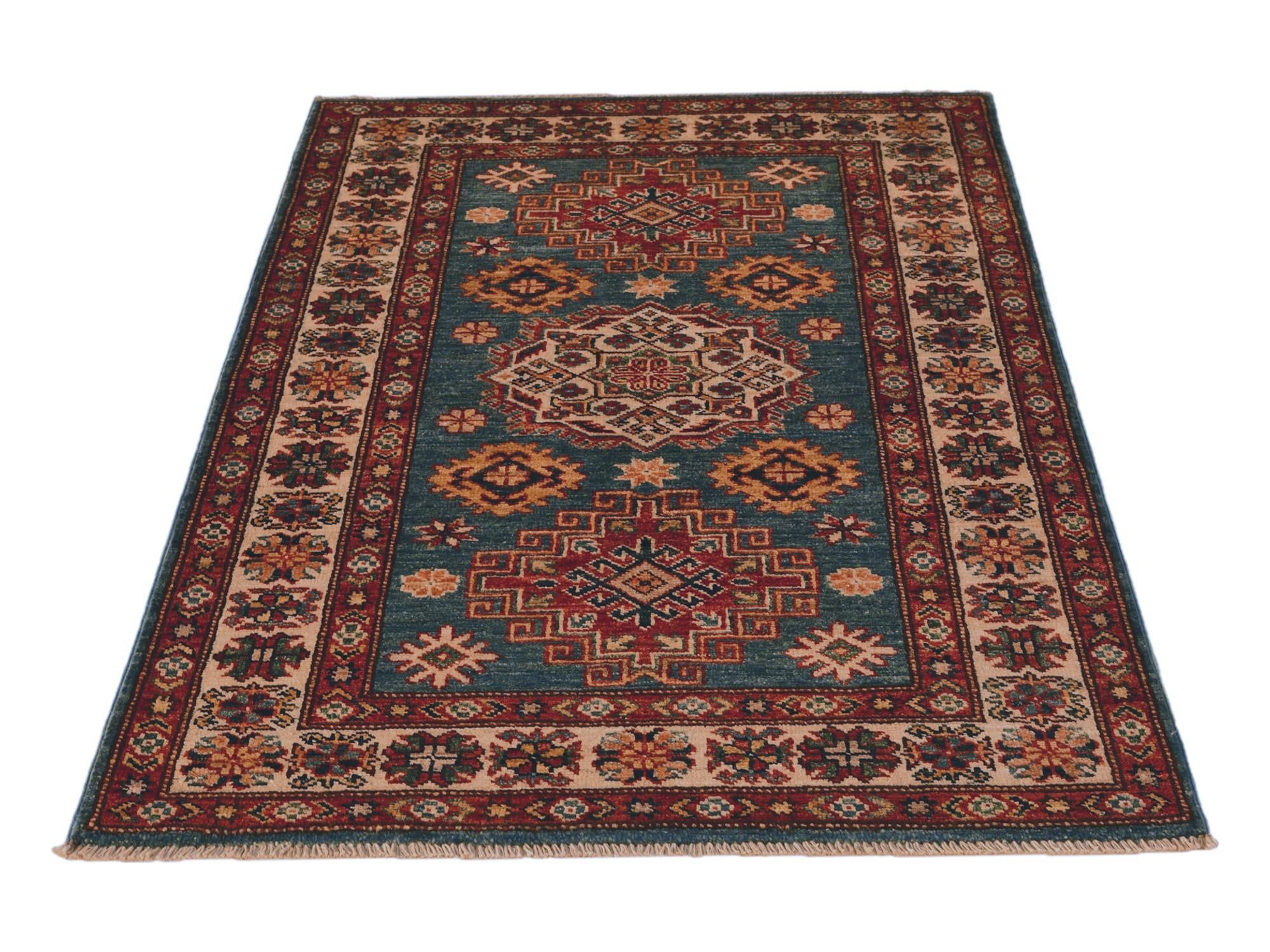 2' 9 x 4' 1 Hand Knotted Kazak Rug