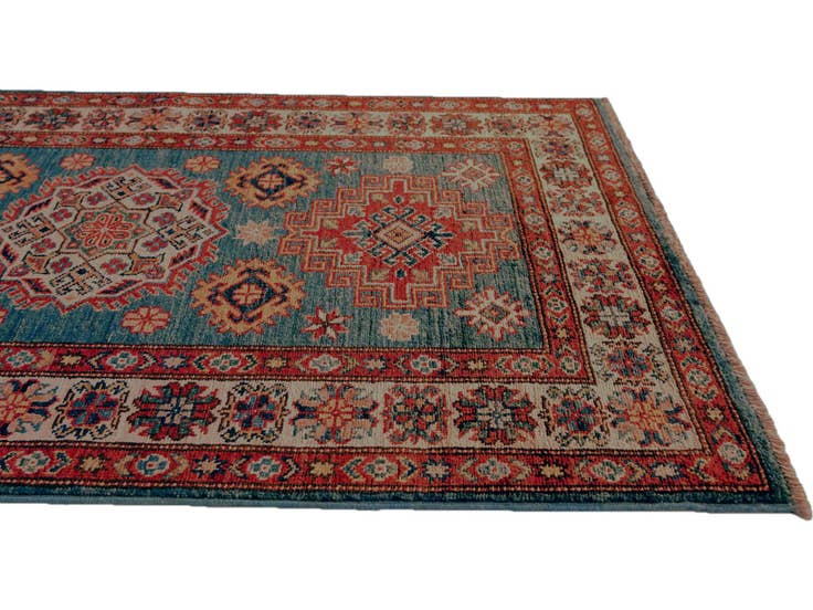 Detail image of 2' 9 x 4' 1 Hand Knotted Kazak Rug