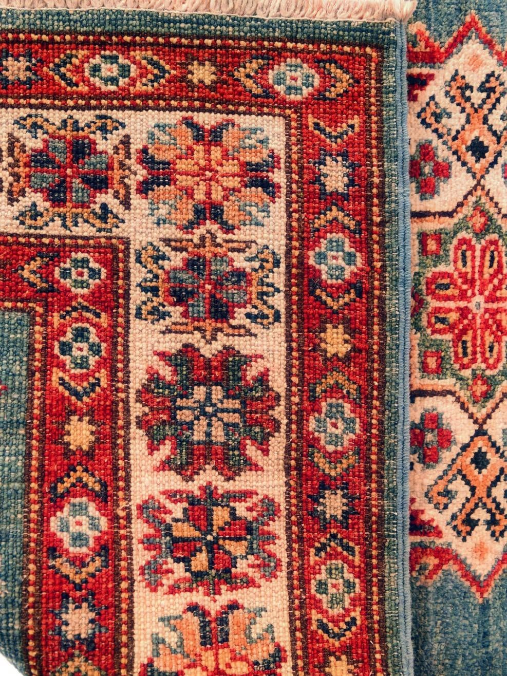 85cm x 125cm Hand Knotted Kazak Rug