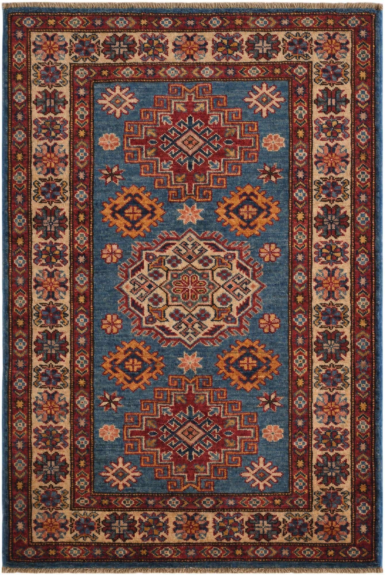 2' 9 x 4' 1 Hand Knotted Kazak Rug
