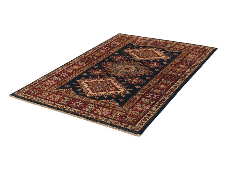 Detail image of 2' 10 x 4' 1 Hand Knotted Kazak Rug