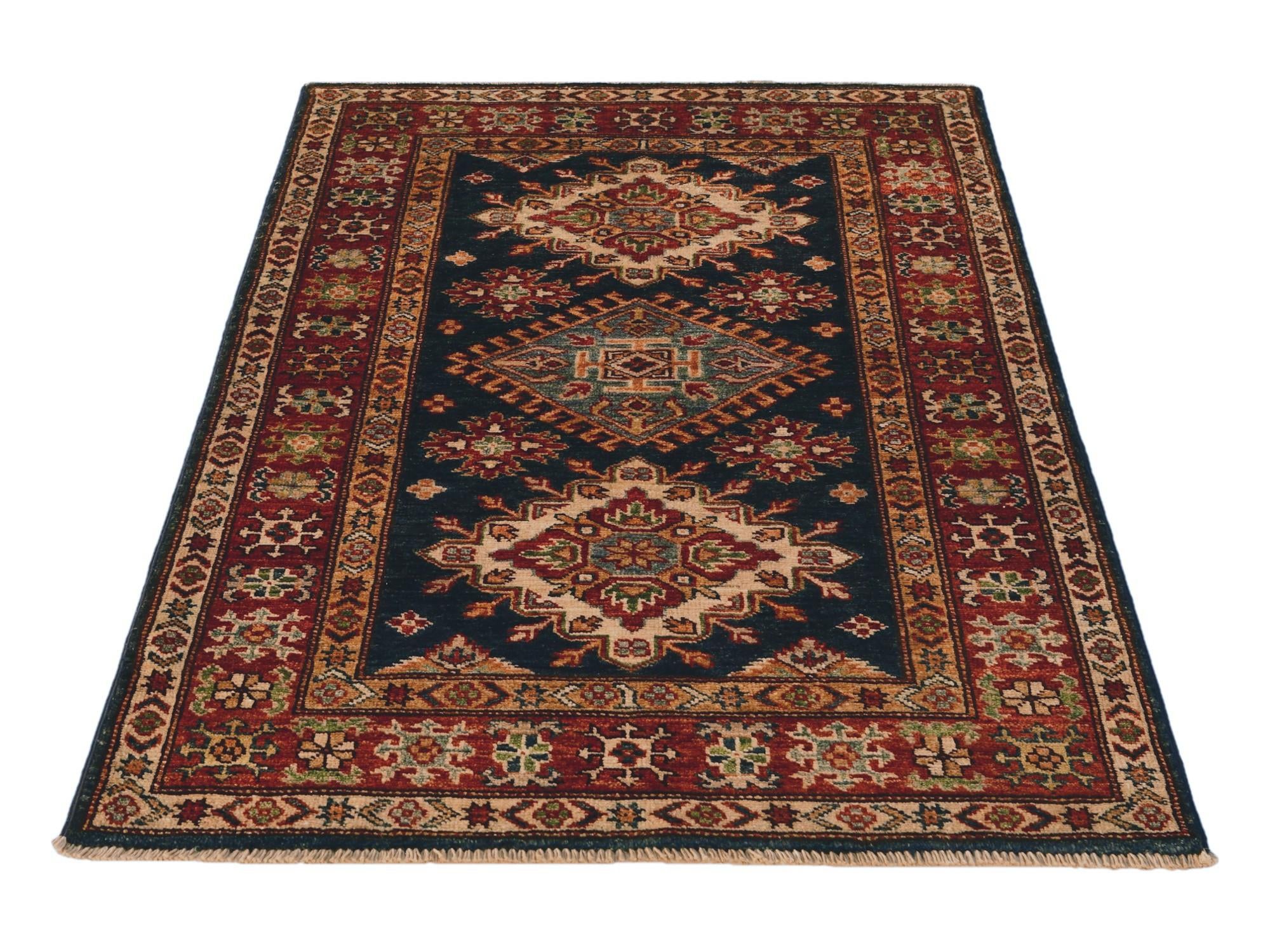 2' 10 x 4' 1 Hand Knotted Kazak Rug
