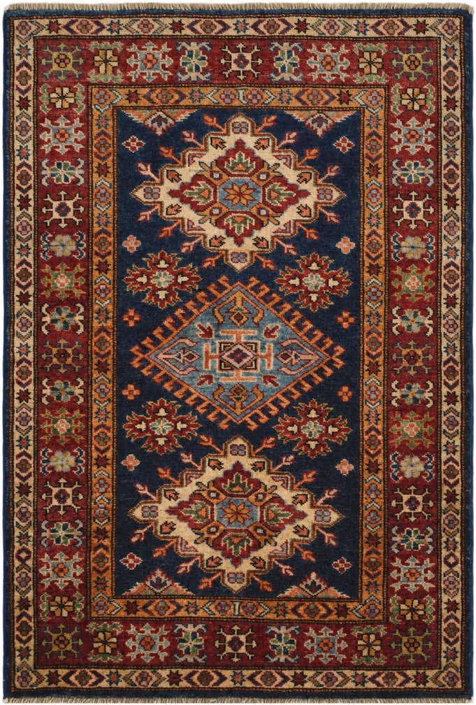 2' 10 x 4' 1 Hand Knotted Kazak Rug