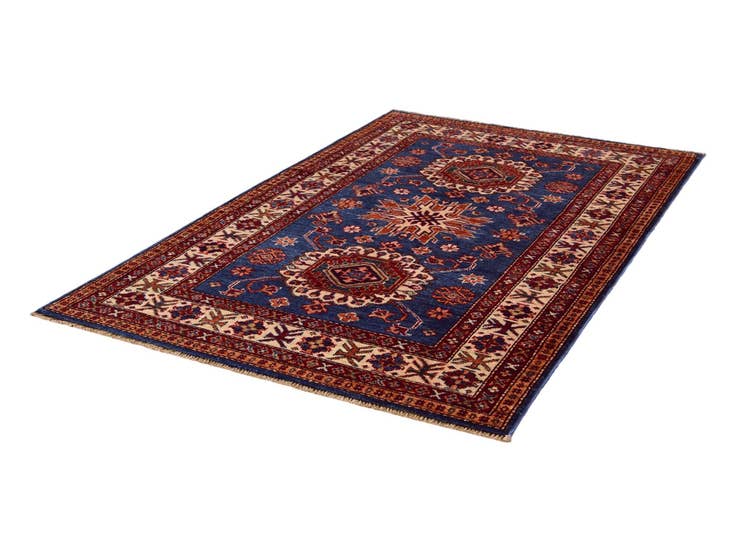 Detail image of 3' 3 x 5' 3 Hand Knotted Kazak Rug