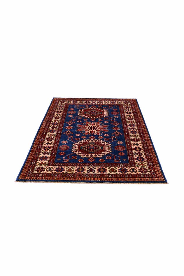Detail image of 3' 3 x 5' 3 Hand Knotted Kazak Rug