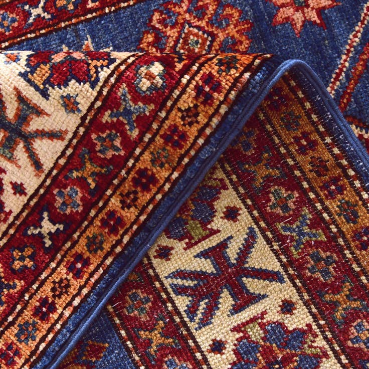 Detail image of 3' 3 x 5' 3 Hand Knotted Kazak Rug