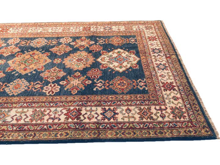 4' 3 x 5' 9 Hand Knotted Kazak Rug