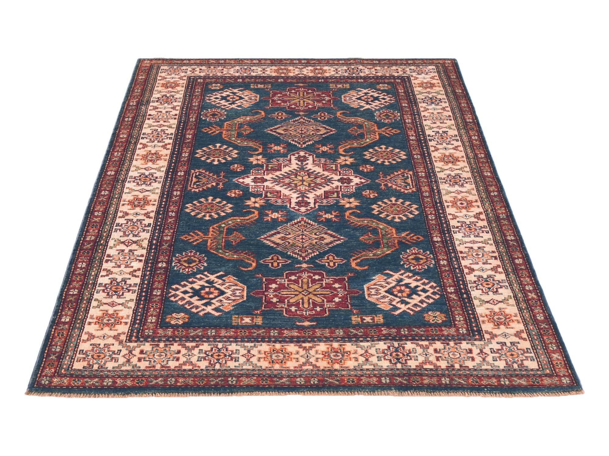4' 2 x 6' Hand Knotted Kazak Rug