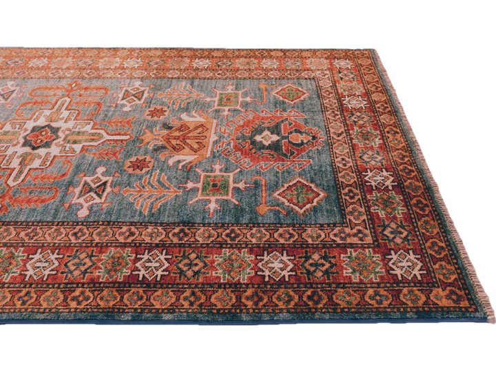 4' x 6' Hand Knotted Kazak Rug