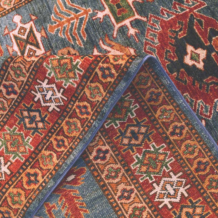 4' x 6' Hand Knotted Kazak Rug