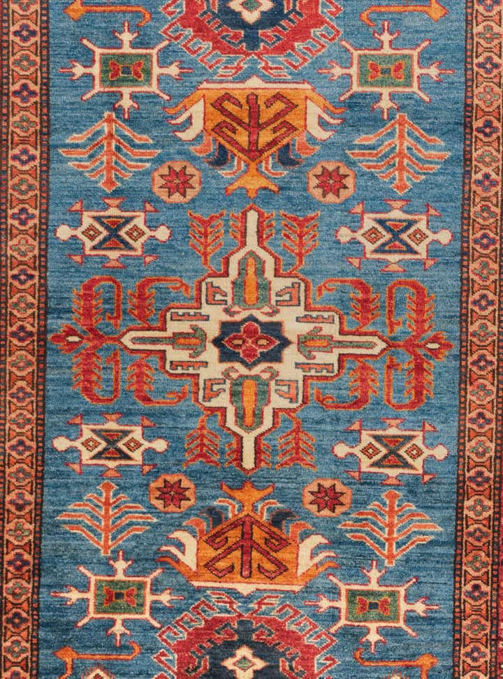 4' x 6' Hand Knotted Kazak Rug