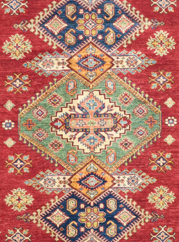 Detail image of 5' 2 x 7' 1 Hand Knotted Kazak Rug