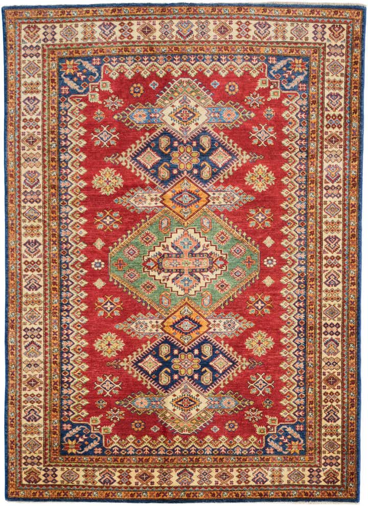 5' 2 x 7' 1 Hand Knotted Kazak Rug