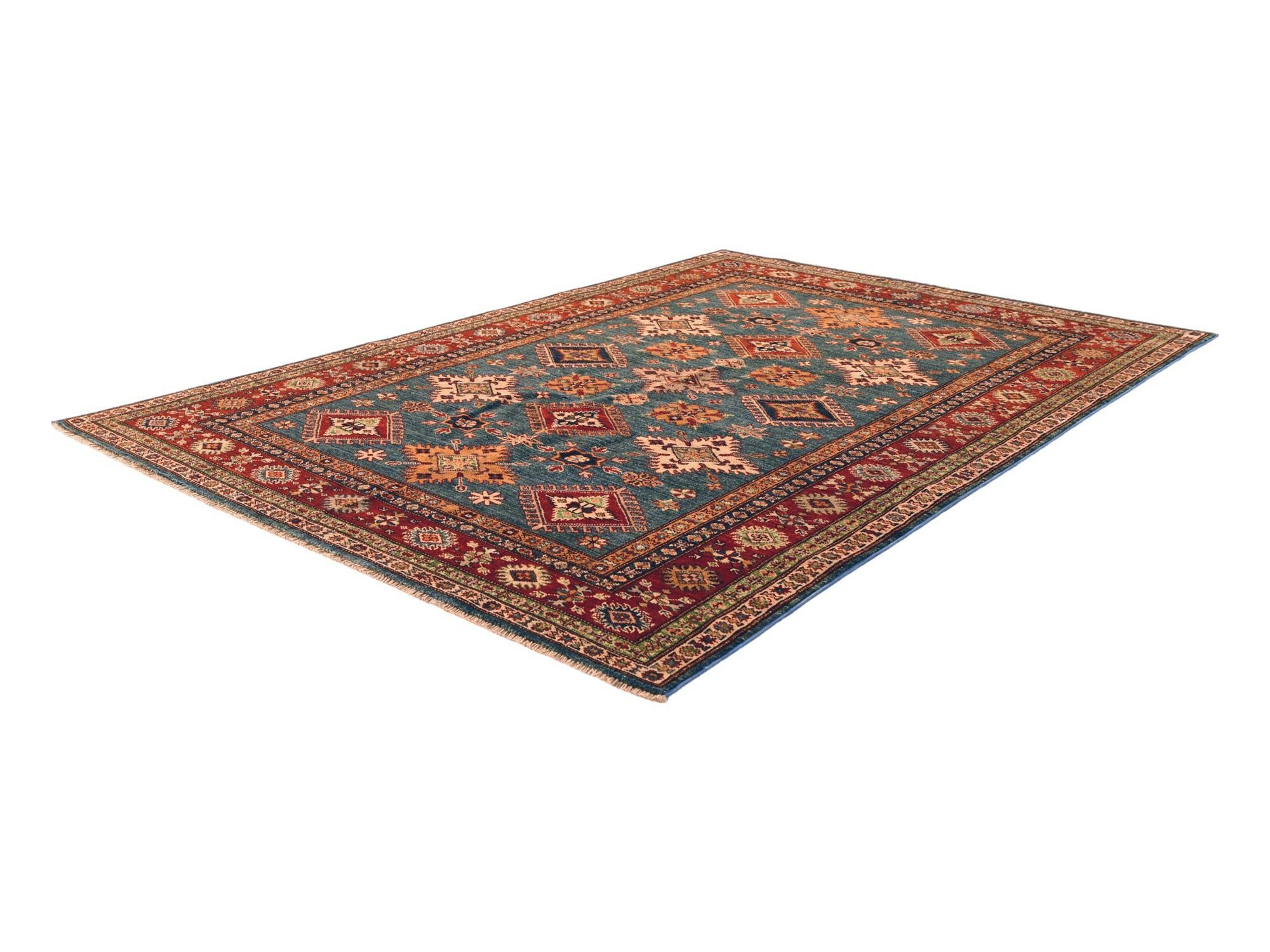 5' 2 x 7' 2 Hand Knotted Kazak Rug