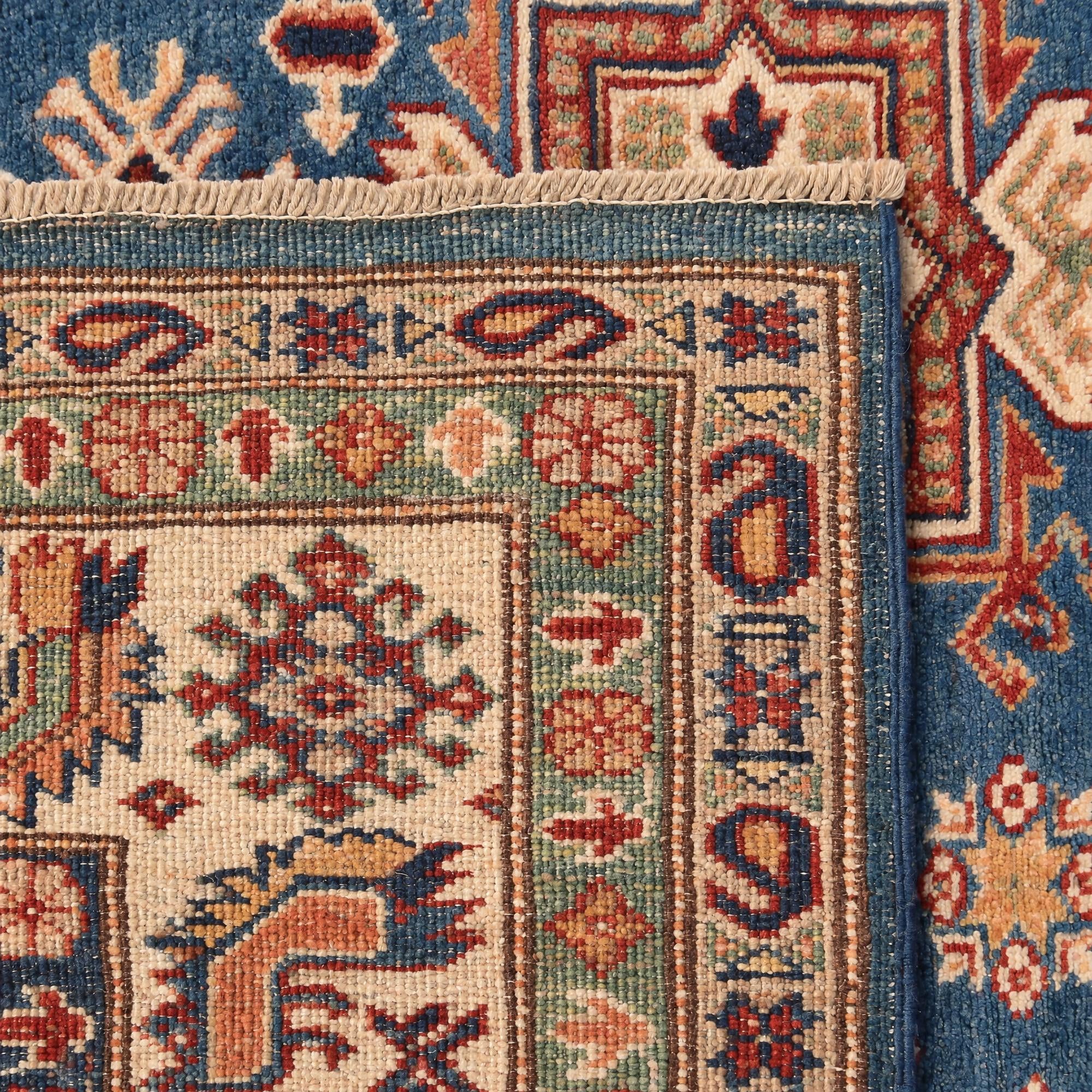 215cm x 295cm Hand Knotted Kazak Rug