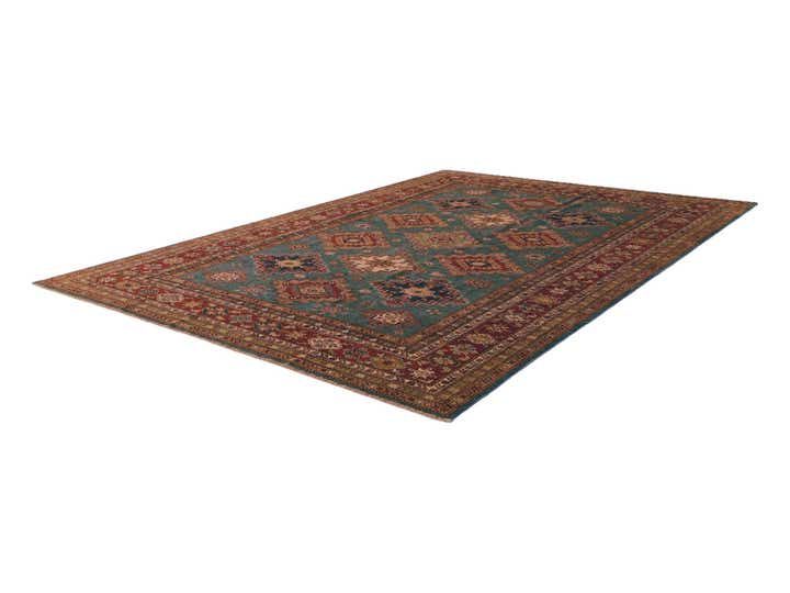 7' x 9' 11 Hand Knotted Kazak Rug