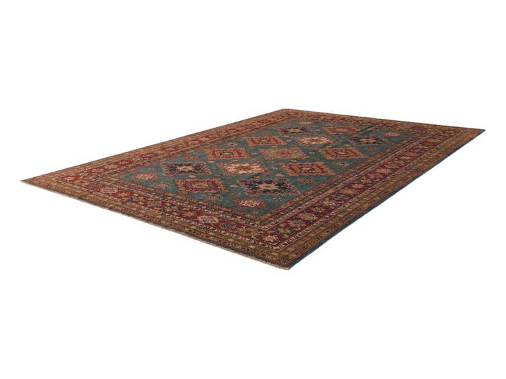 Detail image of 7' x 9' 11 Hand Knotted Kazak Rug