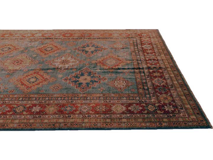 7' x 9' 11 Hand Knotted Kazak Rug