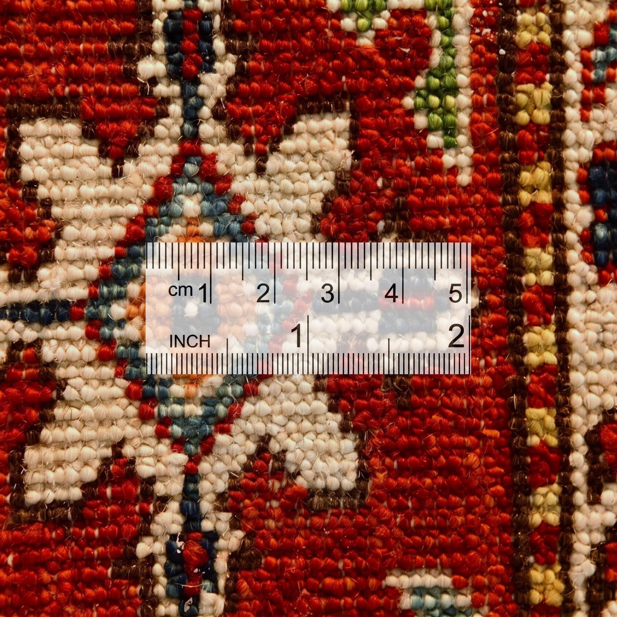 7' x 9' 11 Hand Knotted Kazak Rug