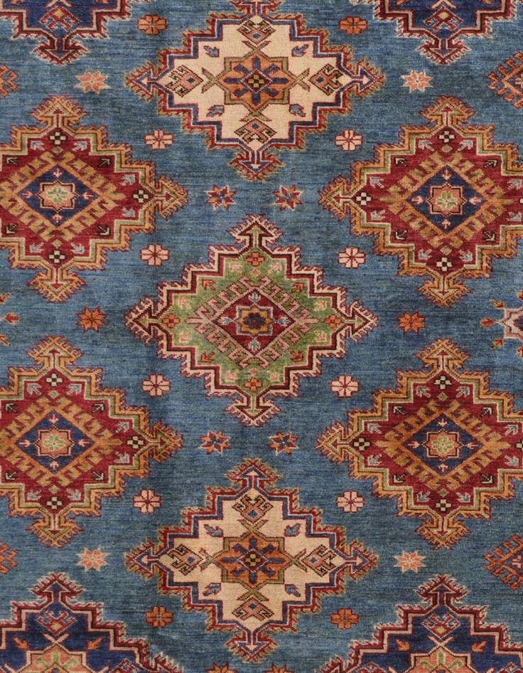 Detail image of 7' x 9' 11 Hand Knotted Kazak Rug