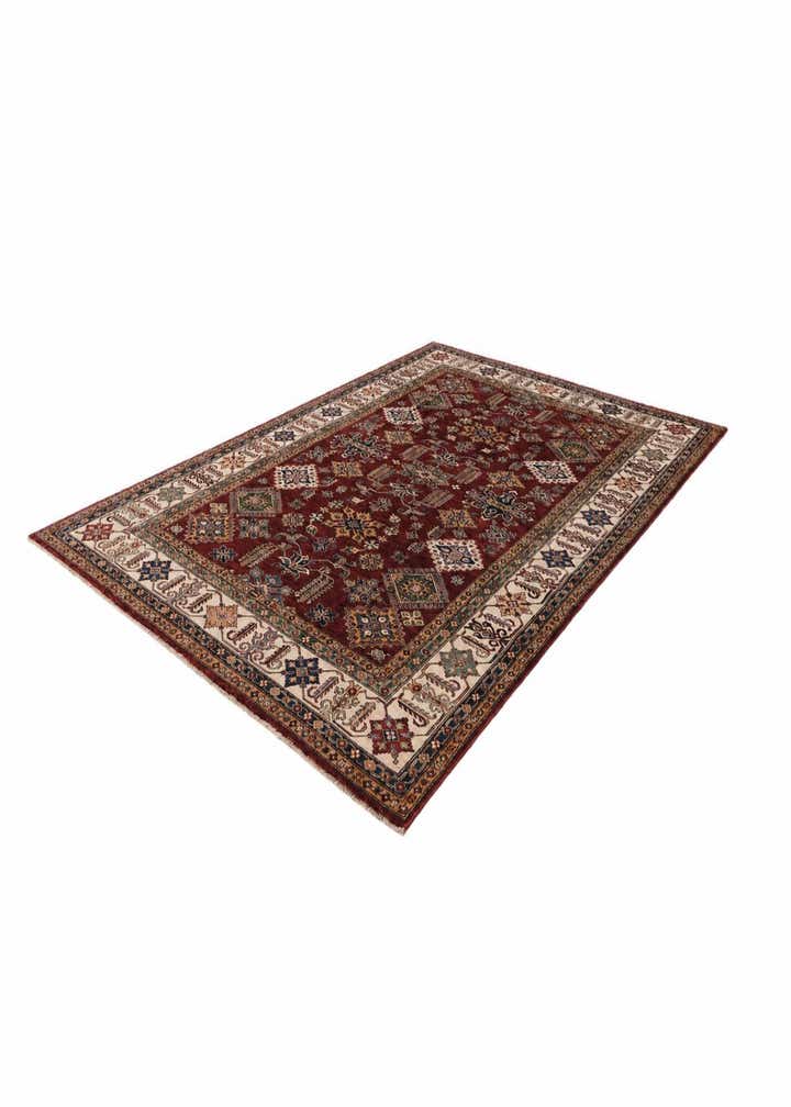 7' 3 x 10' 3 Hand Knotted Kazak Rug