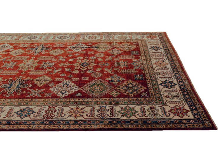 Detail image of 7' 3 x 10' 3 Hand Knotted Kazak Rug