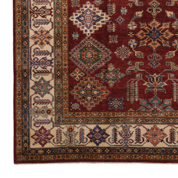 7' 3 x 10' 3 Hand Knotted Kazak Rug