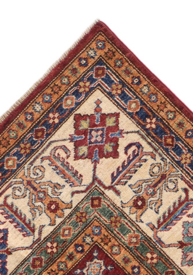 Detail image of 7' 3 x 10' 3 Hand Knotted Kazak Rug