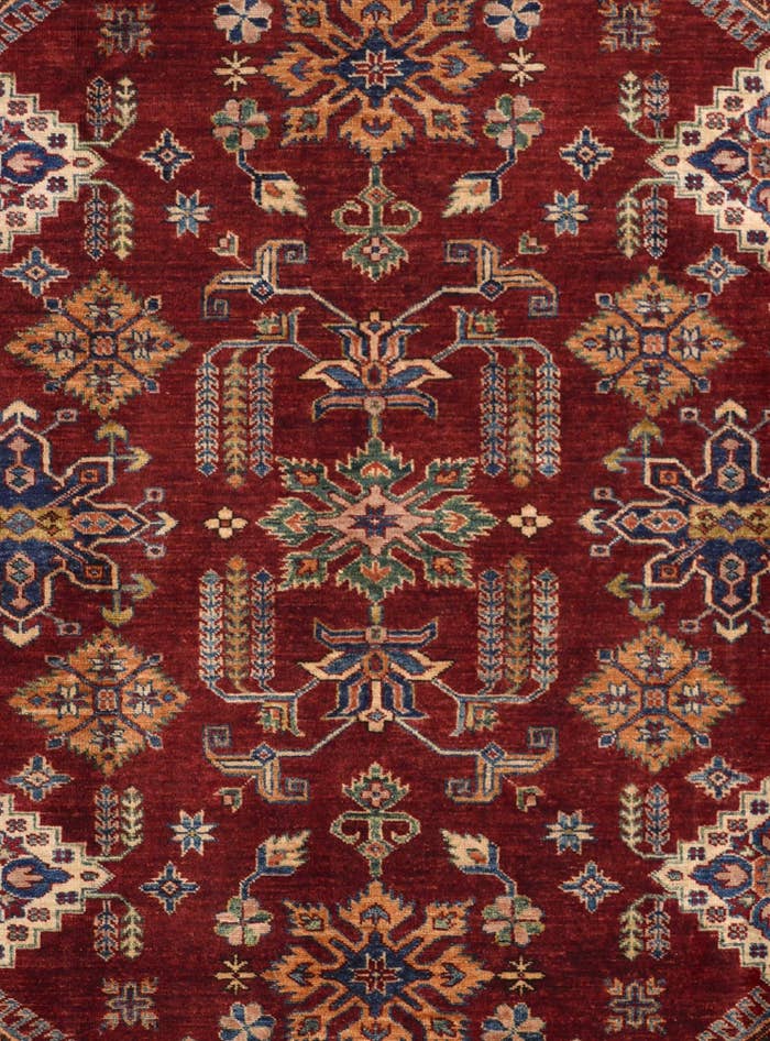 Detail image of 7' 3 x 10' 3 Hand Knotted Kazak Rug