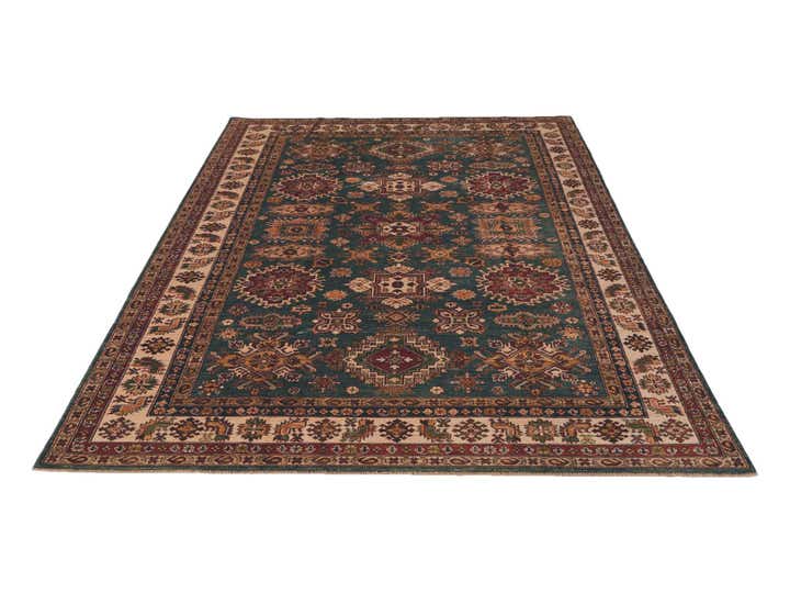7' 1 x 10' Hand Knotted Kazak Rug