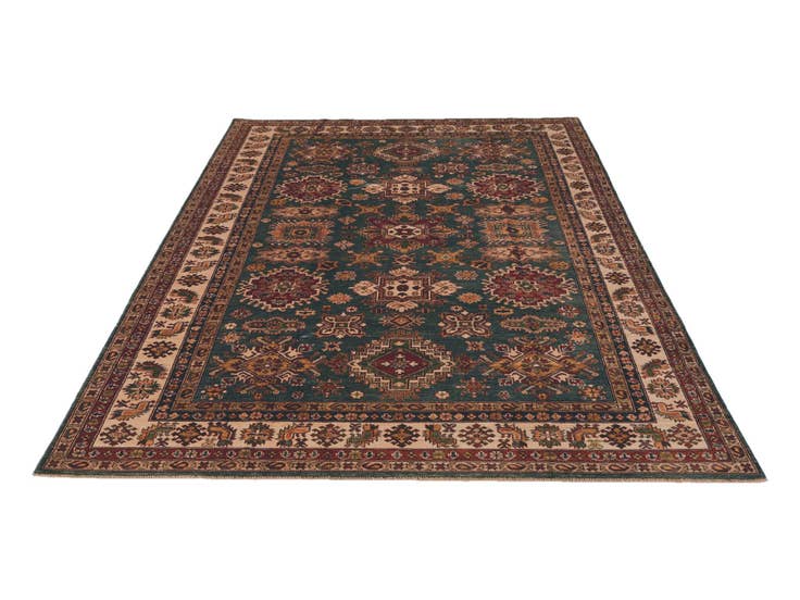 Detail image of 7' 1 x 10' Hand Knotted Kazak Rug