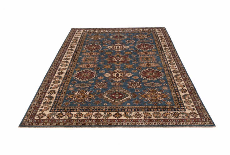 Detail image of 7' 1 x 10' Hand Knotted Kazak Rug