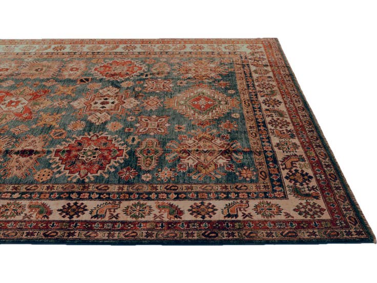Detail image of 7' 1 x 10' Hand Knotted Kazak Rug