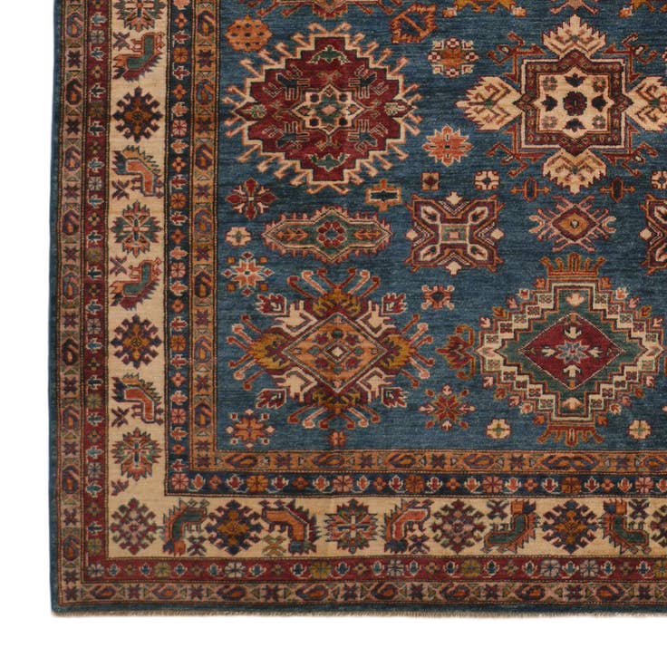 Detail image of 7' 1 x 10' Hand Knotted Kazak Rug