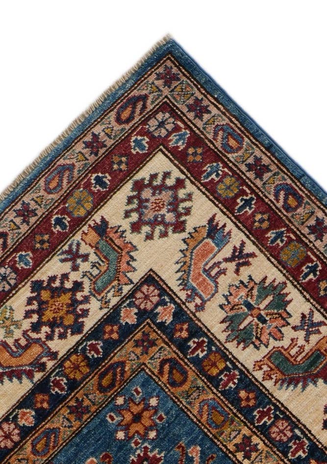 Detail image of 7' 1 x 10' Hand Knotted Kazak Rug