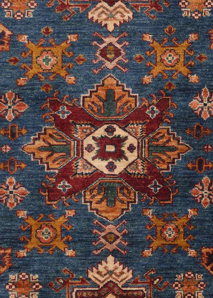 7' 1 x 10' Hand Knotted Kazak Rug