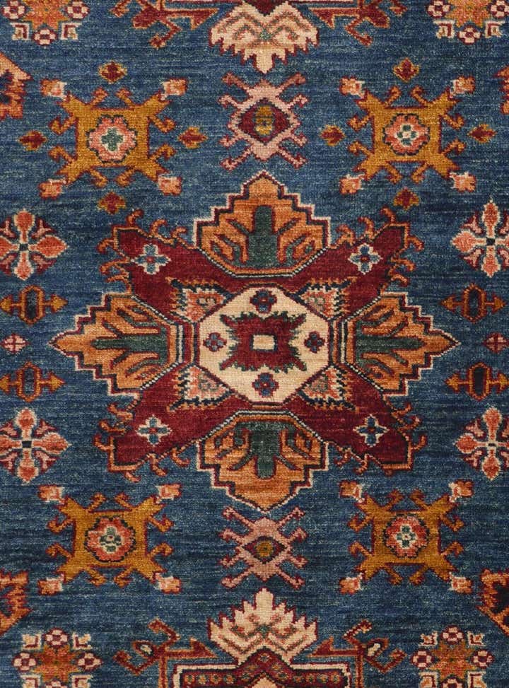 7' 1 x 10' Hand Knotted Kazak Rug