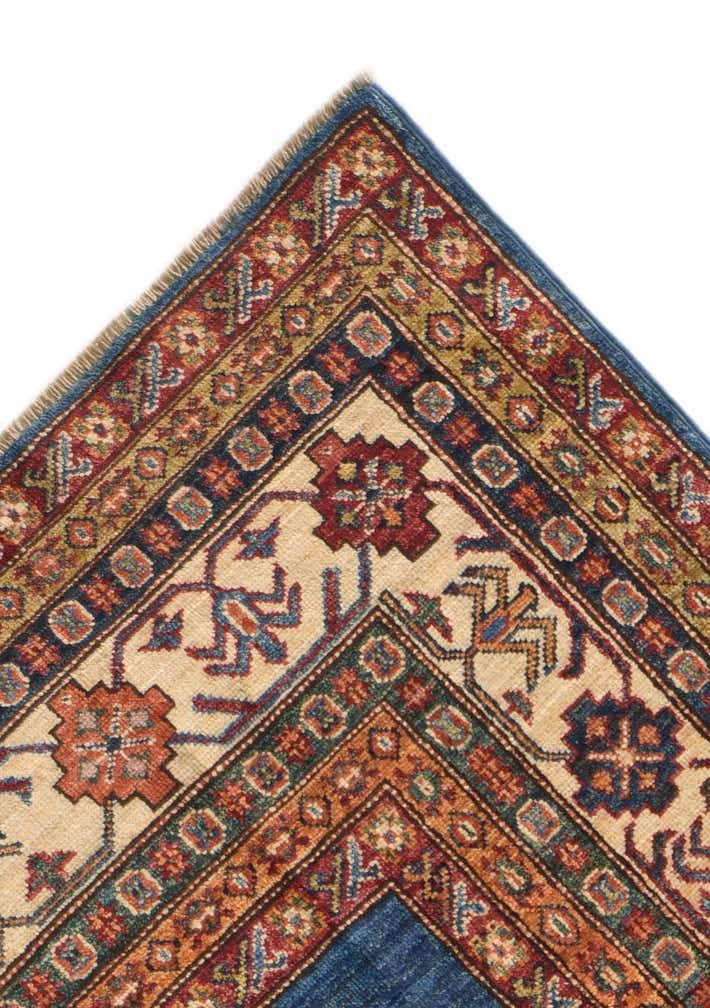 6' 9 x 9' 11 Hand Knotted Kazak Rug