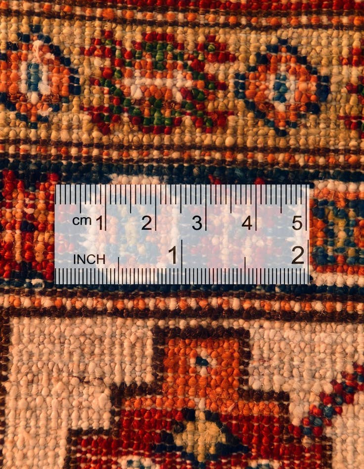 Detail image of 6' 9 x 9' 11 Hand Knotted Kazak Rug
